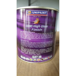 UNIPAINT High Gloss Paint Cat  Minyak Cat  Besi  Cat  Kayu 