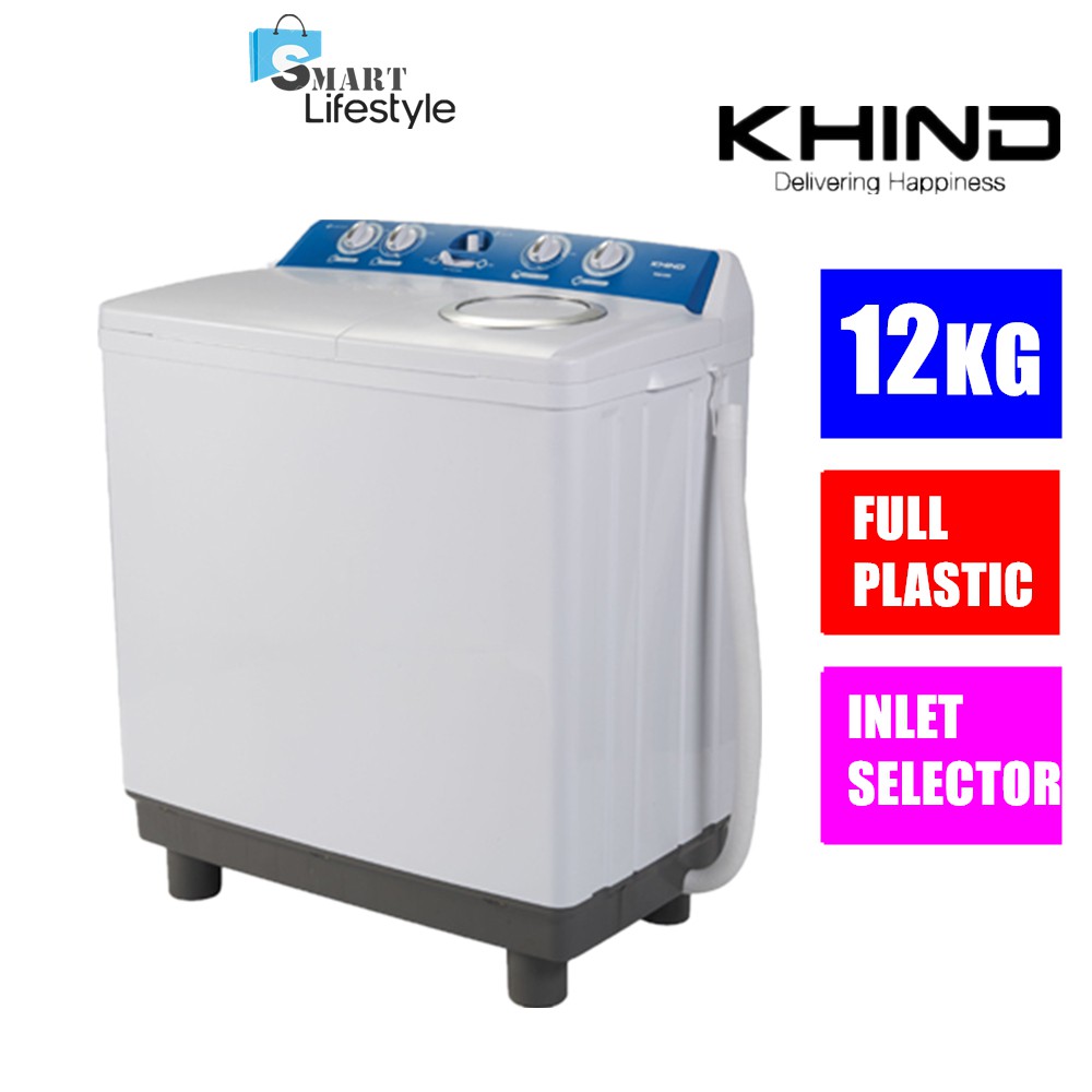 KHIND Semi Auto Washing Machine (12kg) WM1200 Shopee Malaysia