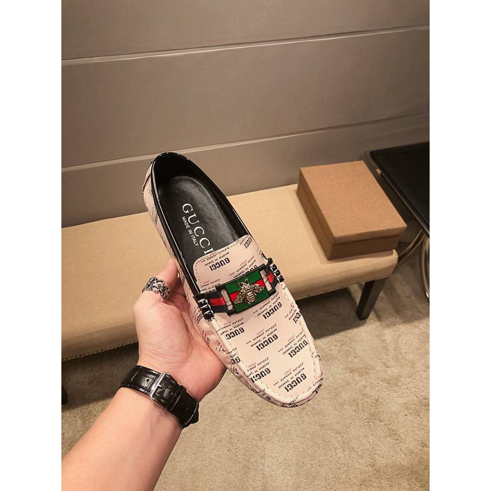 gucci flat trip leather hiking boot