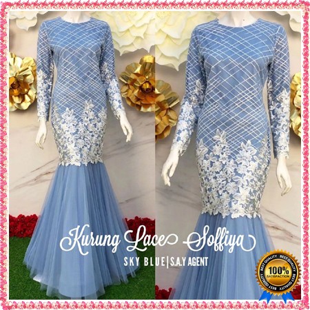  Kurung  Modern  Baju  Kurung  Moden  Lace Soffiya Nikah  