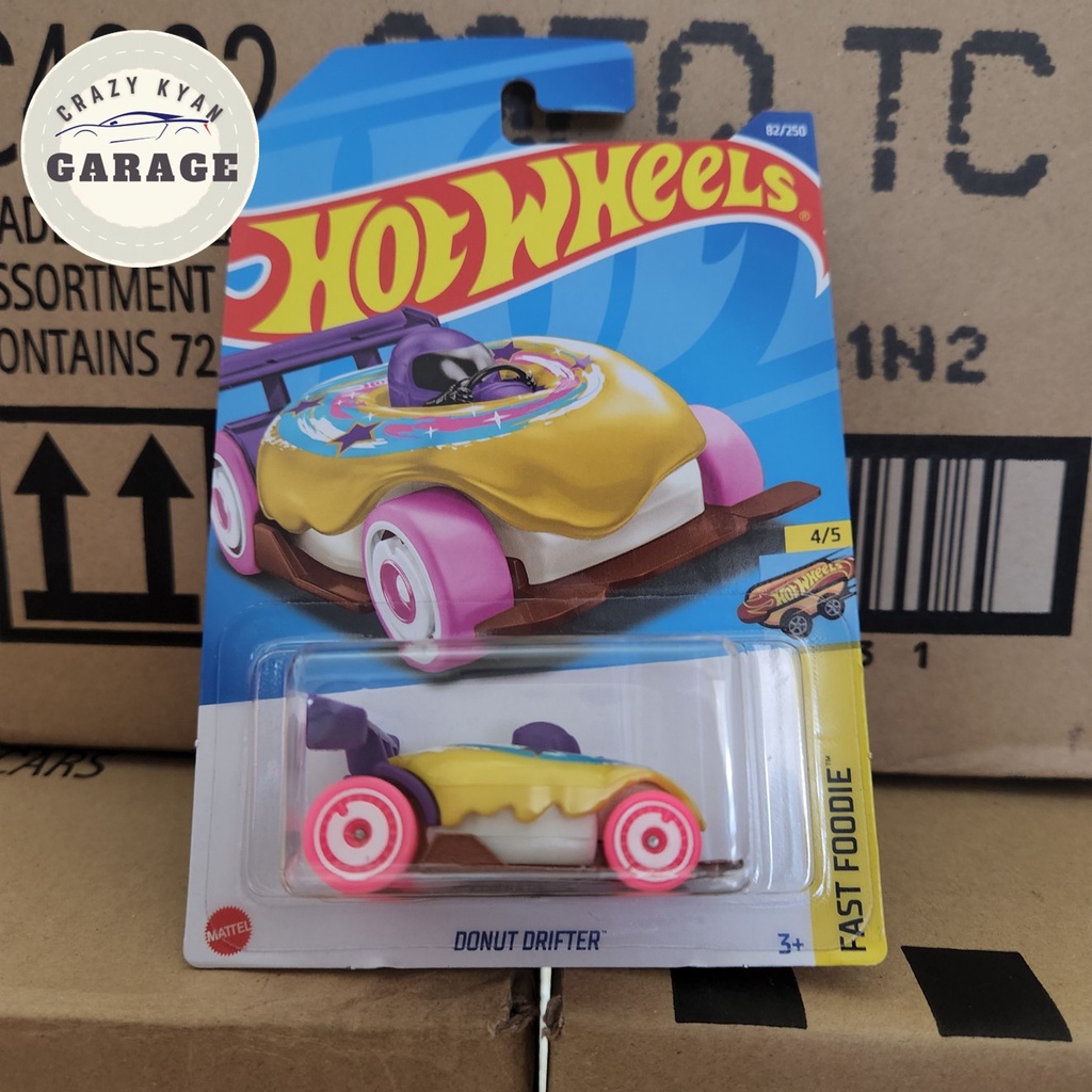 Hot Wheels Fantasy Donut Drifter Yellow Diecast Toys Car for Boys ...