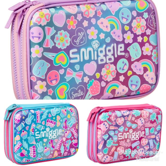 Smiggle Stylin' Double Up Hard Top Pencil Case Shopee Malaysia