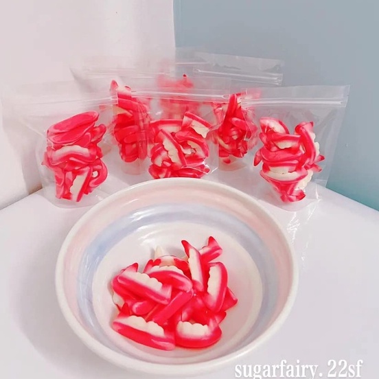 [READY STOCK] BEBETO VAMPIRE TEETH GUMMY CANDY [HALAL] 100G REPACK