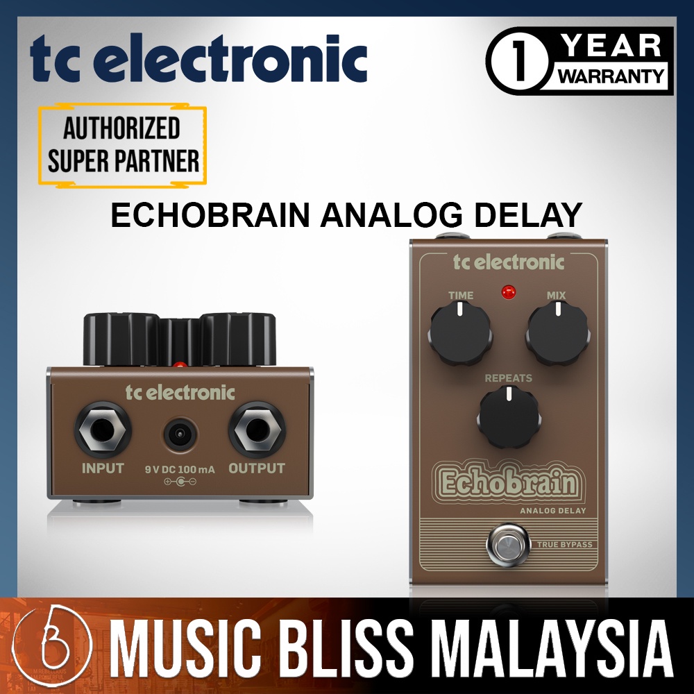 TC Electronic Echobrain Analog Delay Guitar Effects Pedal