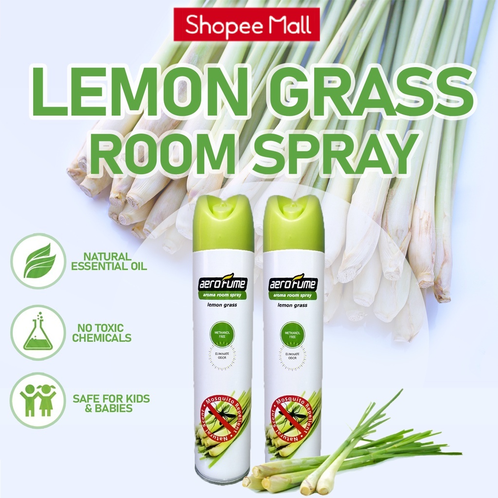 Buy Aerofume Twin Pack Lemon Grass Air Freshener Spray Mosquito Repellent 320ml X 2 Pewangi Serai Nyamuk Seetracker Malaysia
