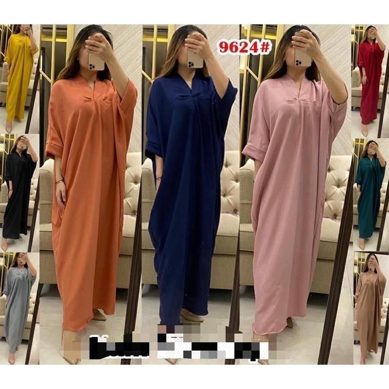 Kaftan Ibu Dan Anak Baju Kelawar Plain Kaftan Moden Viral Ready Stock Shopee Malaysia