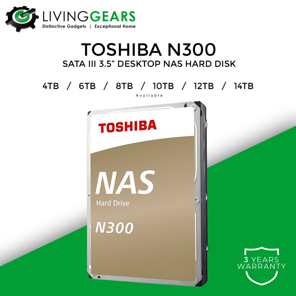 Toshiba N300 4TB 6TB 8TB 10TB 12TB 14TB 128MB 3 5 Inch SATA 6
