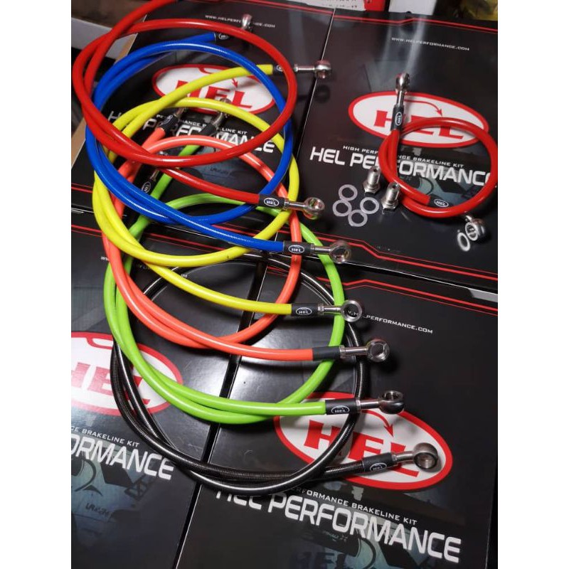 HEL Performance Steel Brake hose Honda Adv150 100Original (1Box 3pcs