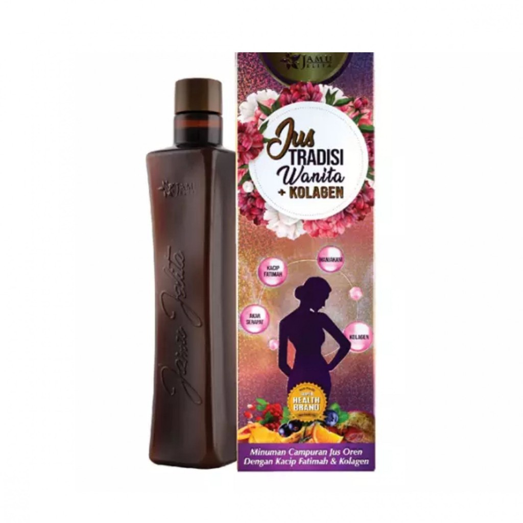 Jamu Jelita Jus Tradisi Wanita Kolagen 260ml Shopee Malaysia