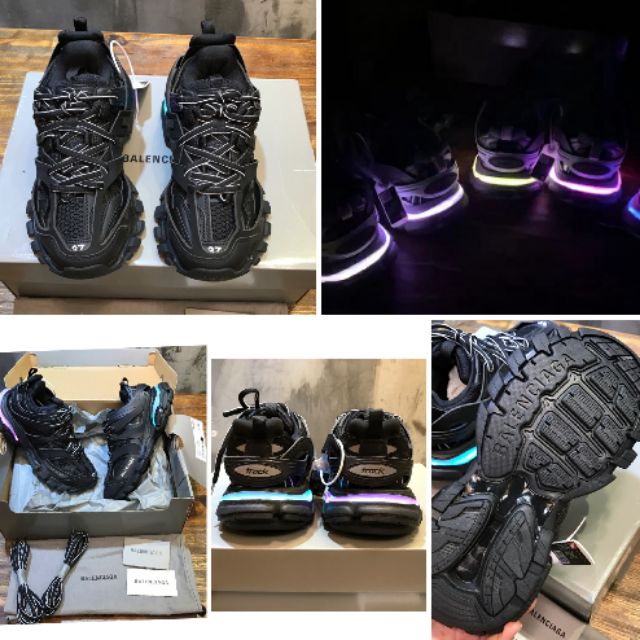 balenciaga track with light