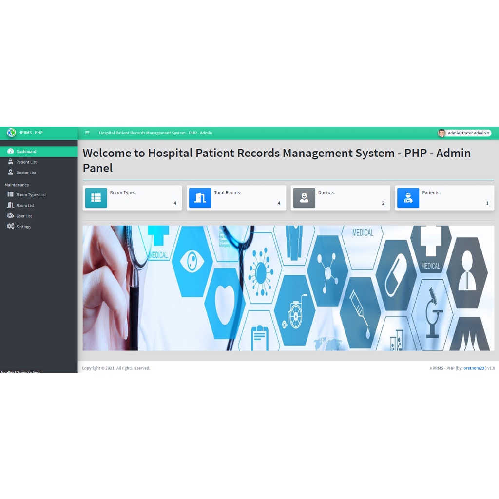 Clinic/Hospital/Patient Record Management System