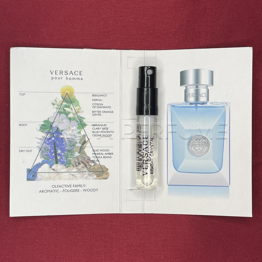 Versace Pour Homme, 2008 2ML Perfume Sample Fragrance | Shopee Malaysia