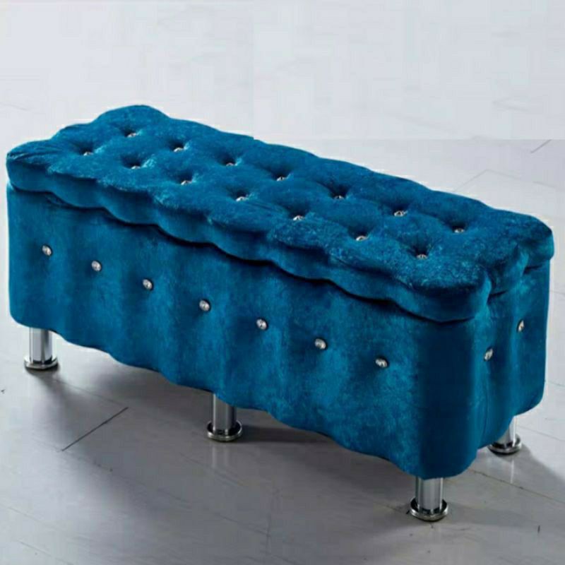 PRE ORDER Bench Stool Sofa Box Storage Box Sofa Mewah Ottoman Sofa
