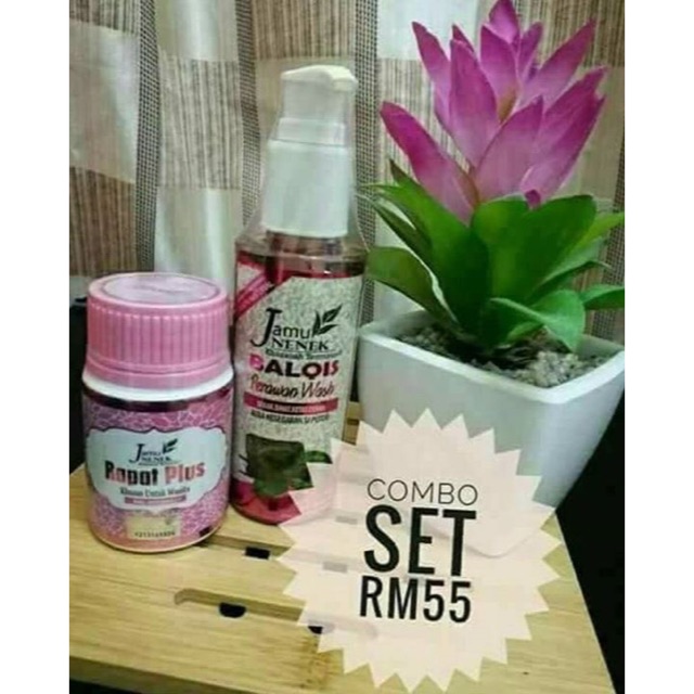 Set Combo Perawan wash + Rapat Plus  Shopee Malaysia