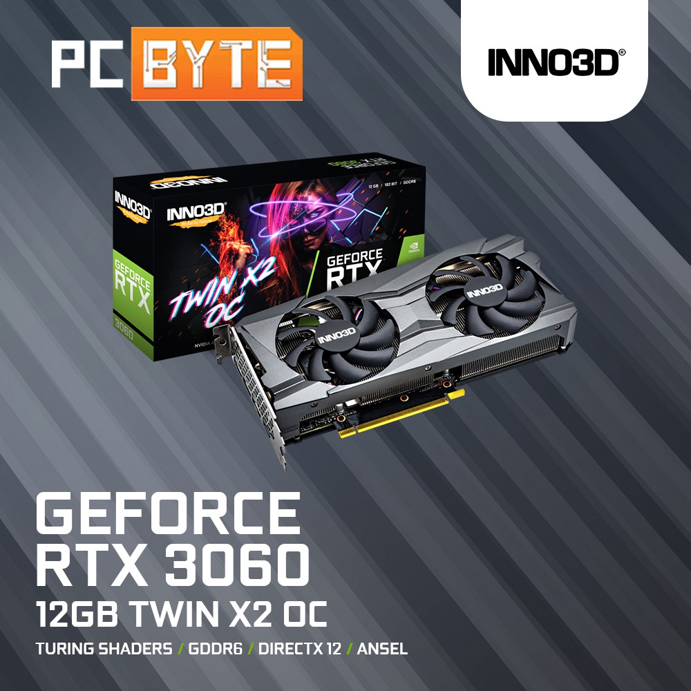 INNO3D RTX 3060 TWIN X2 OC 12GB :B08WH2LBHK:SEPIA - 通販+spbgp44.ru