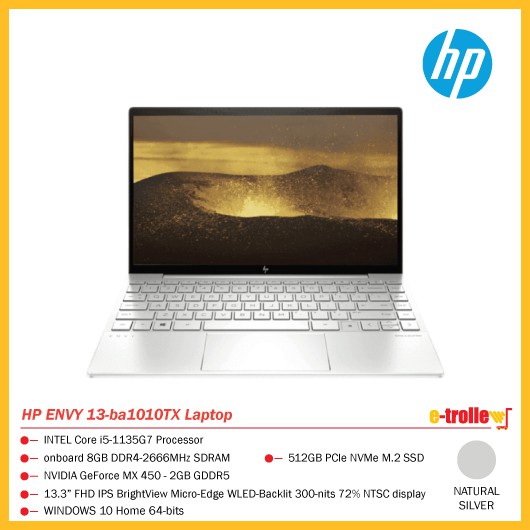 Hp Envy 13 Ba1010tx Laptop Shopee Malaysia