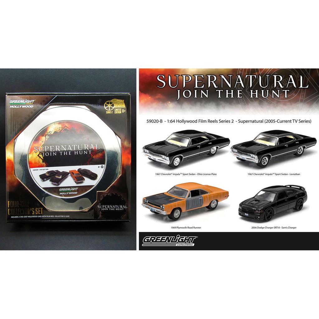 Greenlight Hollywood Film Reels Series2 Supernatural Toys Hobbies Cars Trucks Vans Suvidhadiagnosticcentre Com