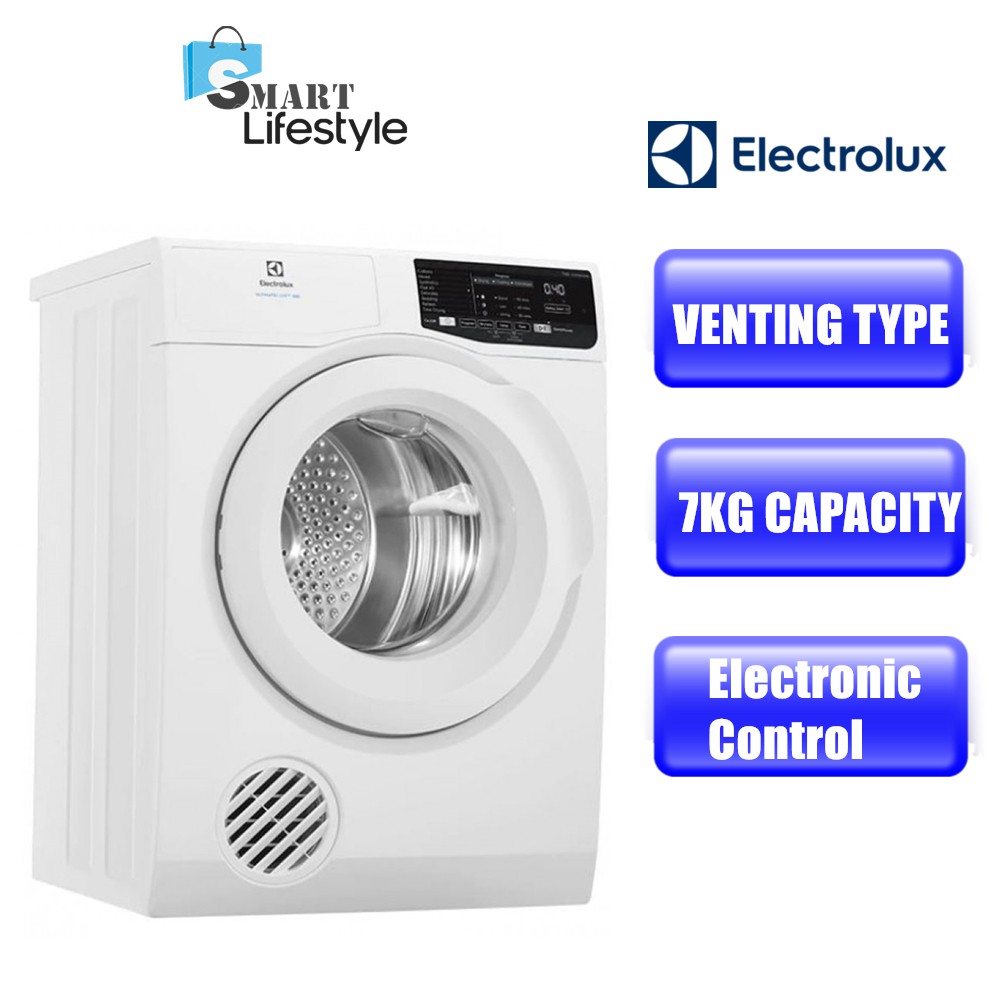 ELECTROLUX 7kg UltimateCare™ 500 Venting Dryer EDV705HQWA Shopee Malaysia