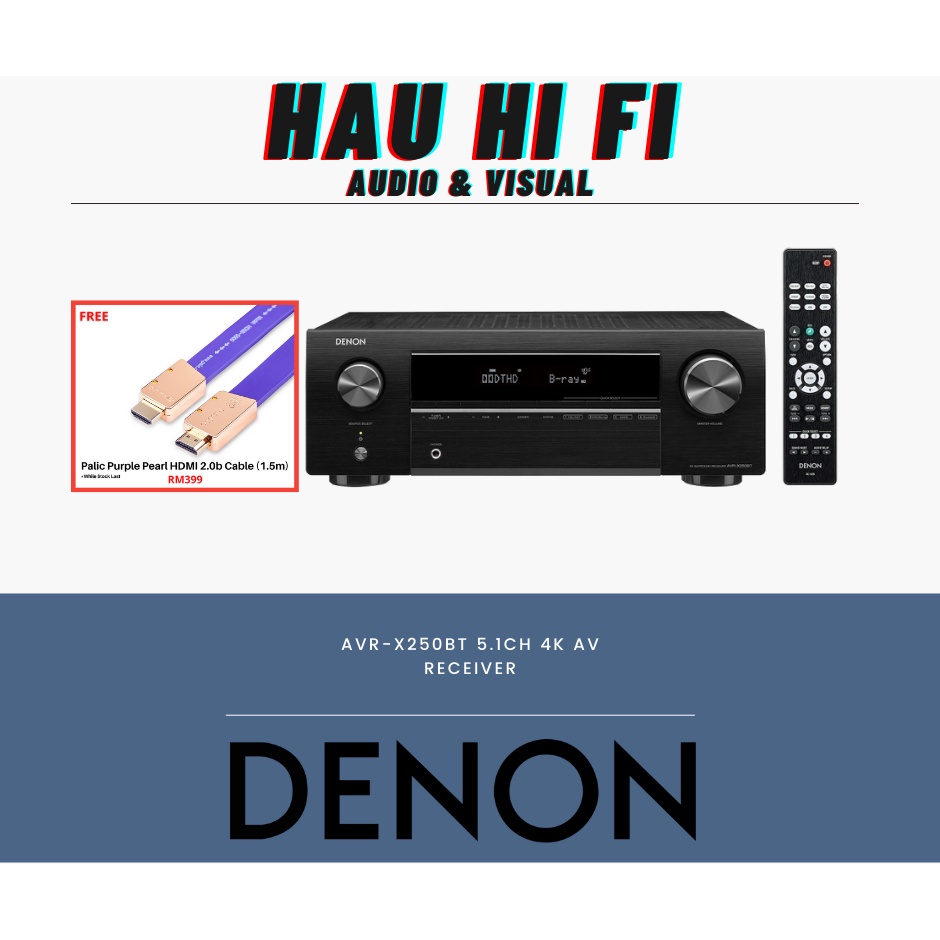 Denon Avr X Bt Ch K Bluetooth Av Receiver Shopee Malaysia