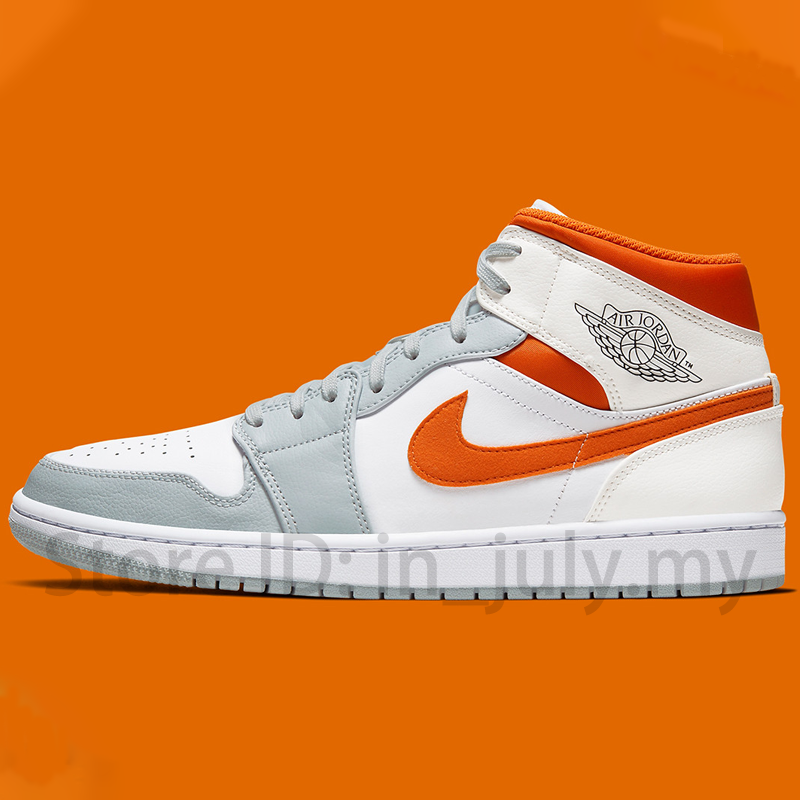 jordan aj 1 mid orange