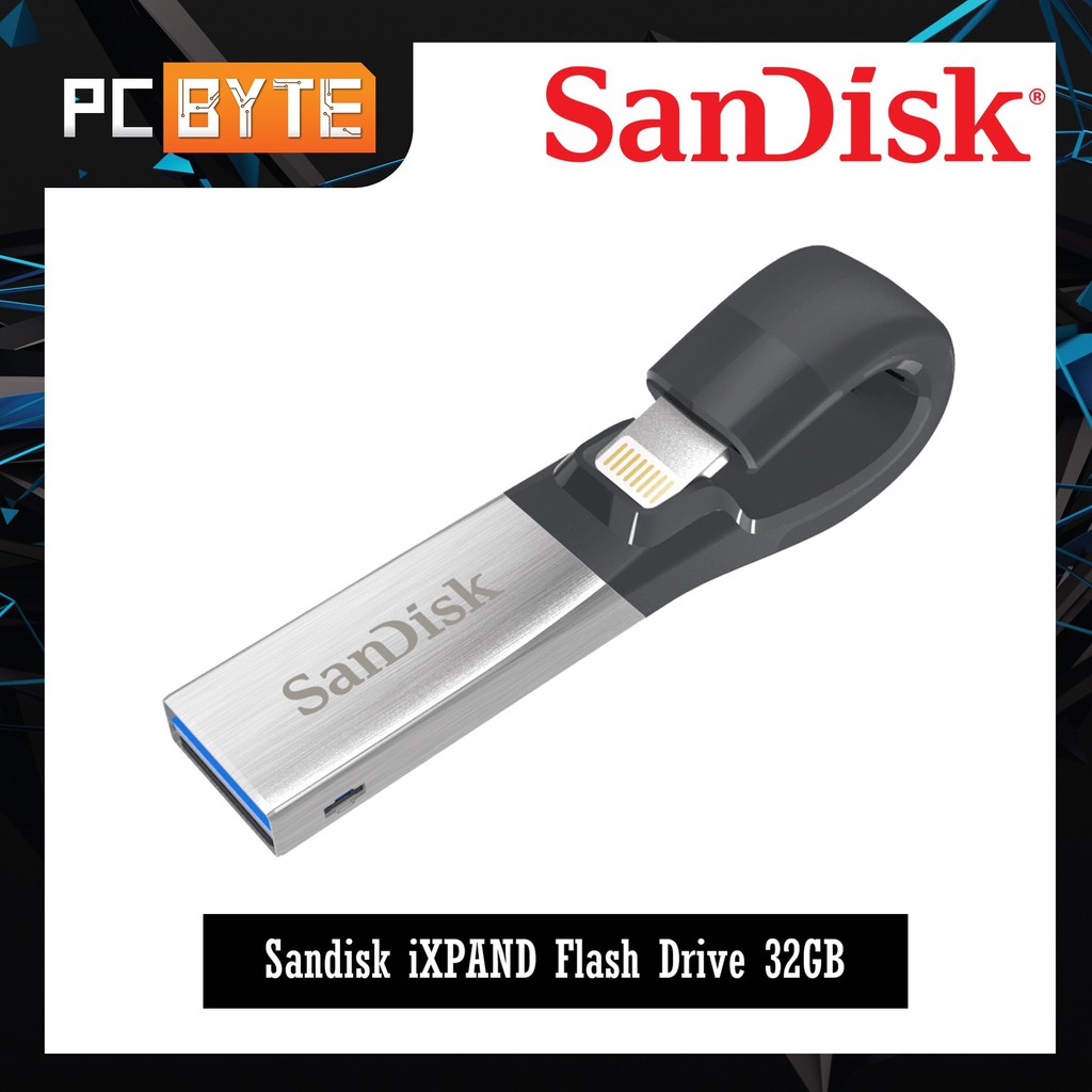 Sandisk iXPAND Flash Drive for iPhone and iPad 32GB | Shopee Malaysia