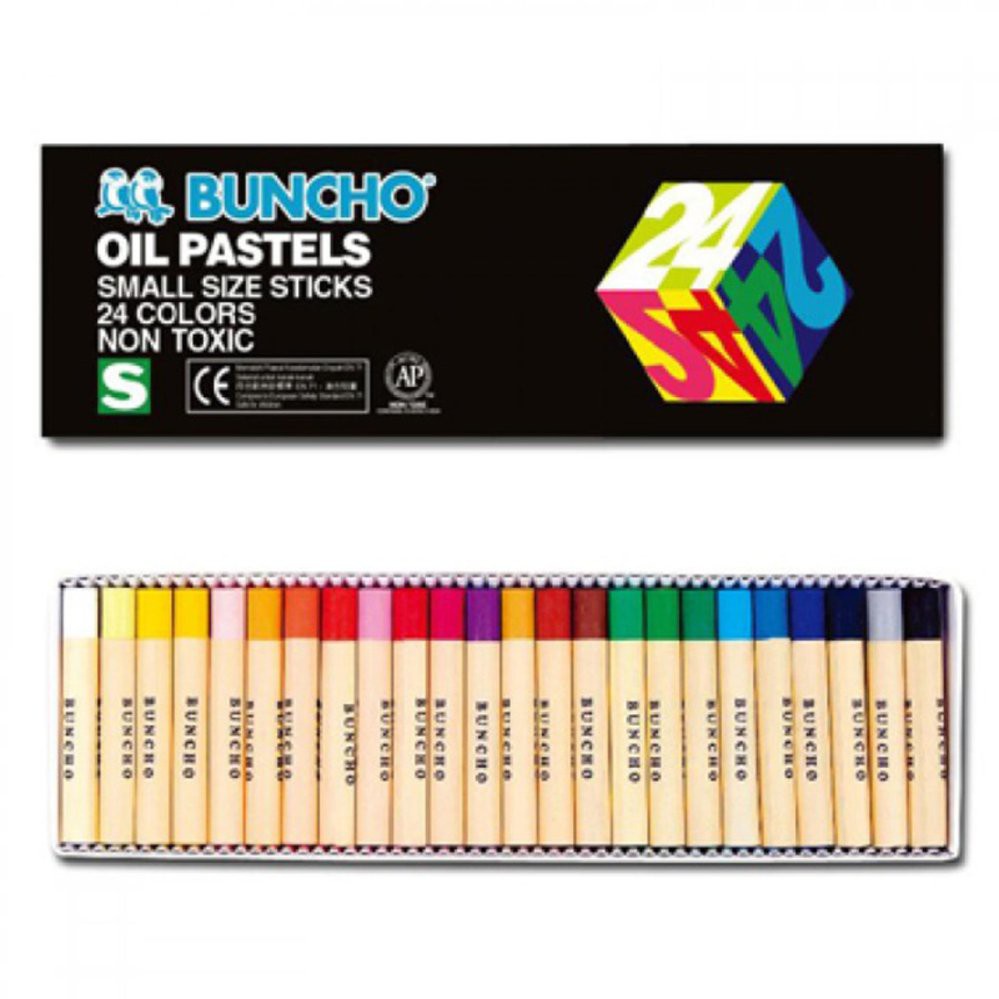 Buncho Oil Pastel Pastels Crayon Color Warna Krayon 12c 16c 24c 36c 48c Shopee Malaysia