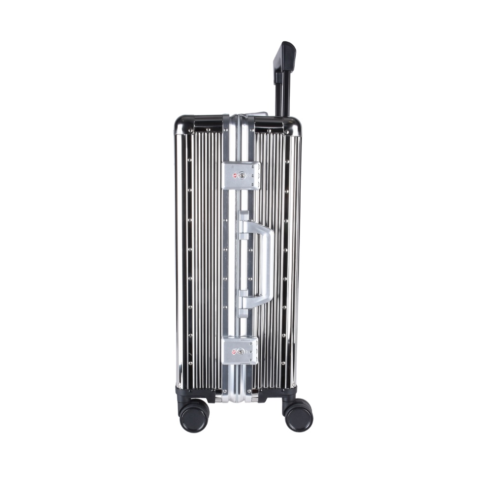 MENDOZA VROOX Aluminium 20 inch Premium Luggage Hard Metal Shine Full