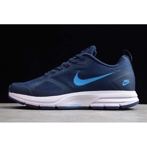 nike navy blue running shoes