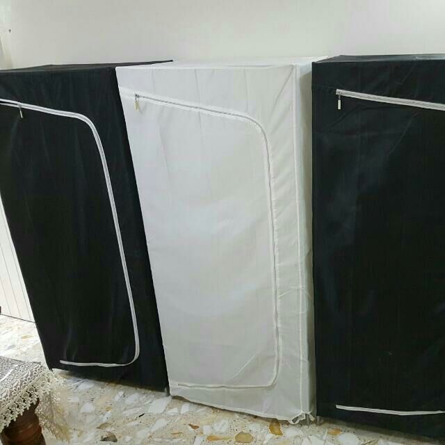 Ready Stock Ikea Breim Wardrobe White 80x55x180 Cm Shopee