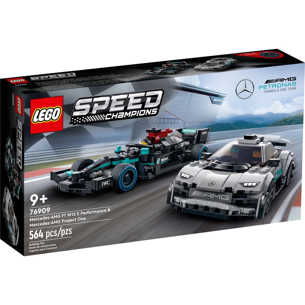 [B2G] 76909 LEGO Speed Champion Mercedes-AMG F1 W12 E Performance & Mercedes-AMG Project One