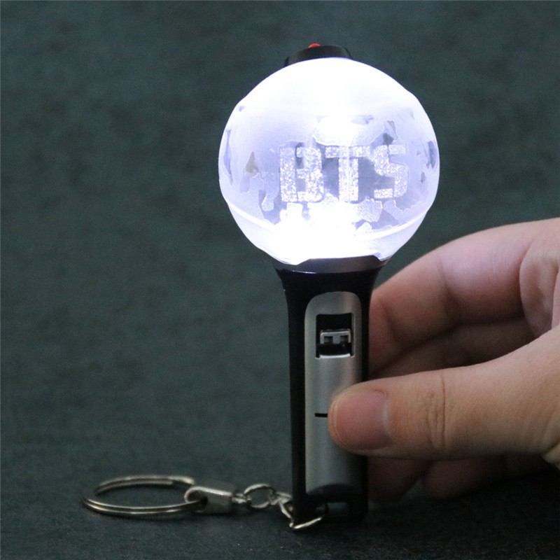 Kpop Army Bomb BTS Glow Bangtan Boys Lightstick Keychain Ver.2 BeeCost