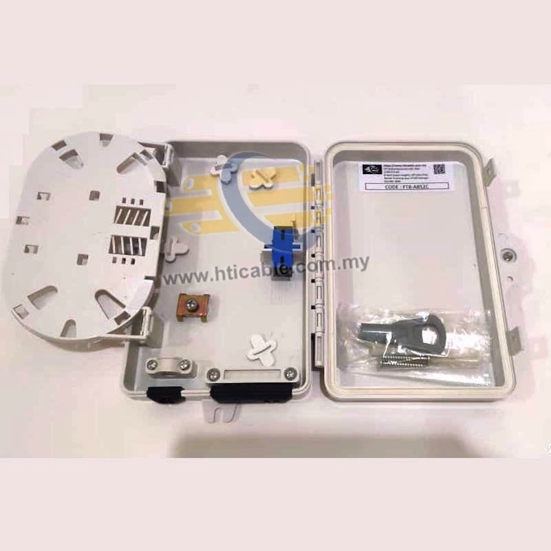 2 Port TMPassed FTB Wall Mount Unifi / Fiber Termination Box