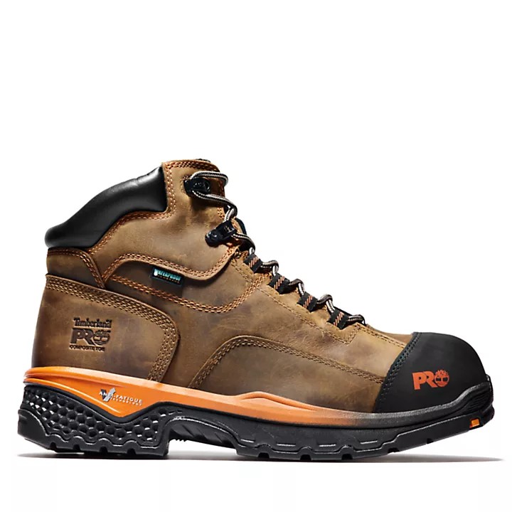 timberland pro ridgework men's waterproof composite toe work boots