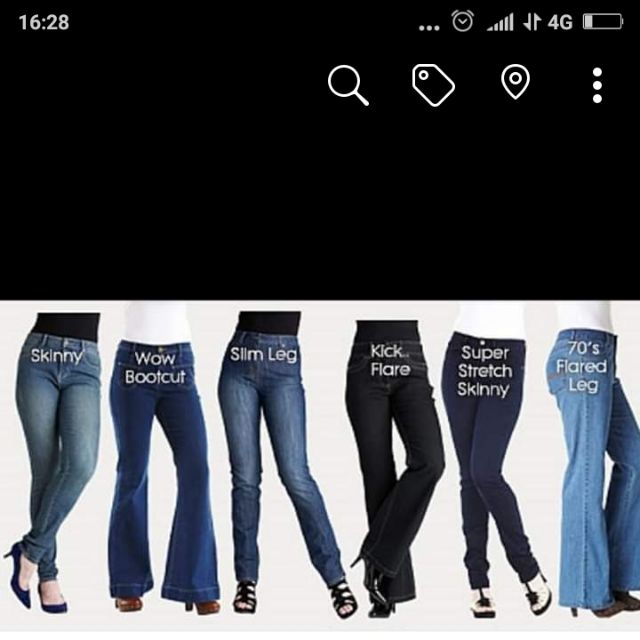Jeans With Elastic Waist Cabin Creek Brand Shopee Malaysia