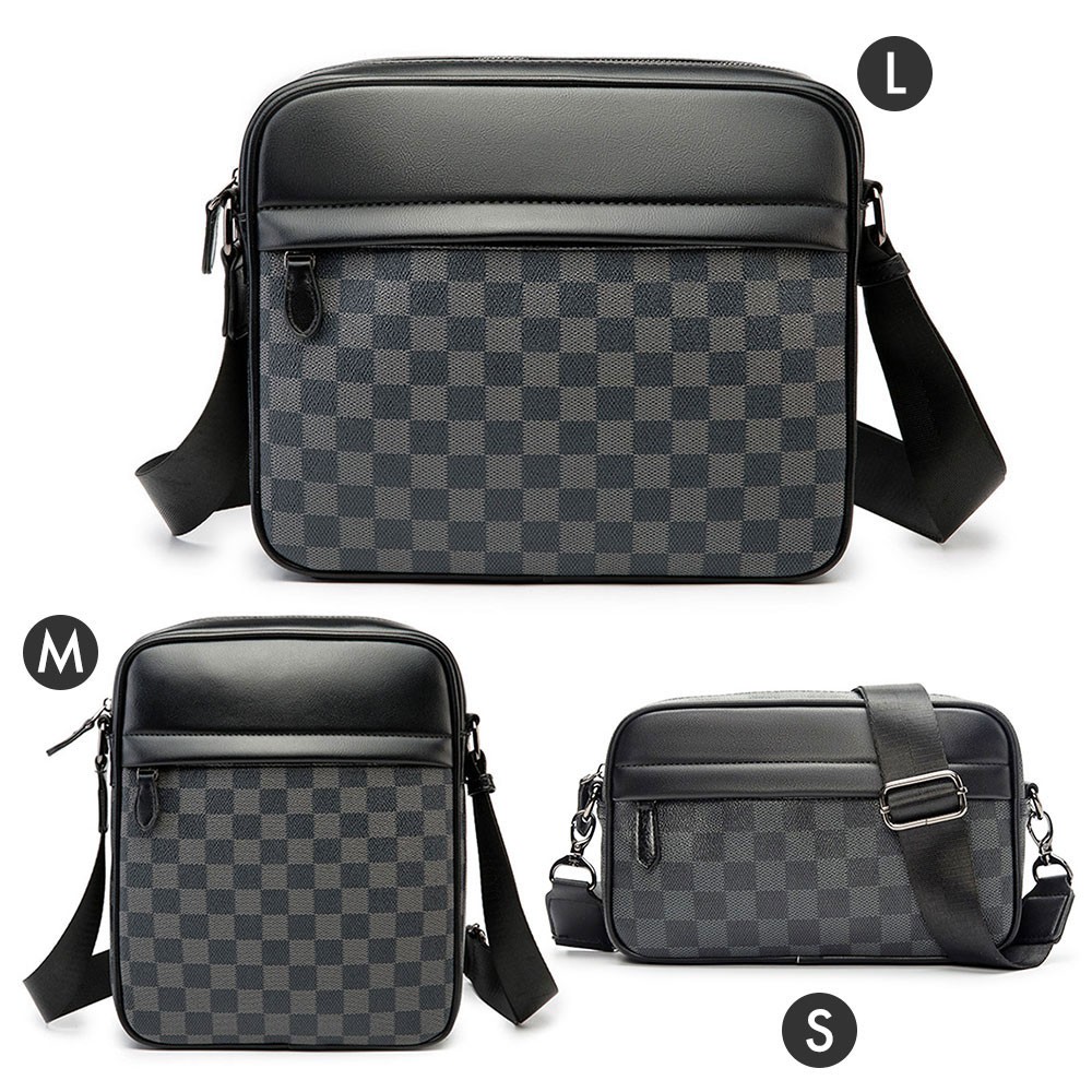 checkered sling bag