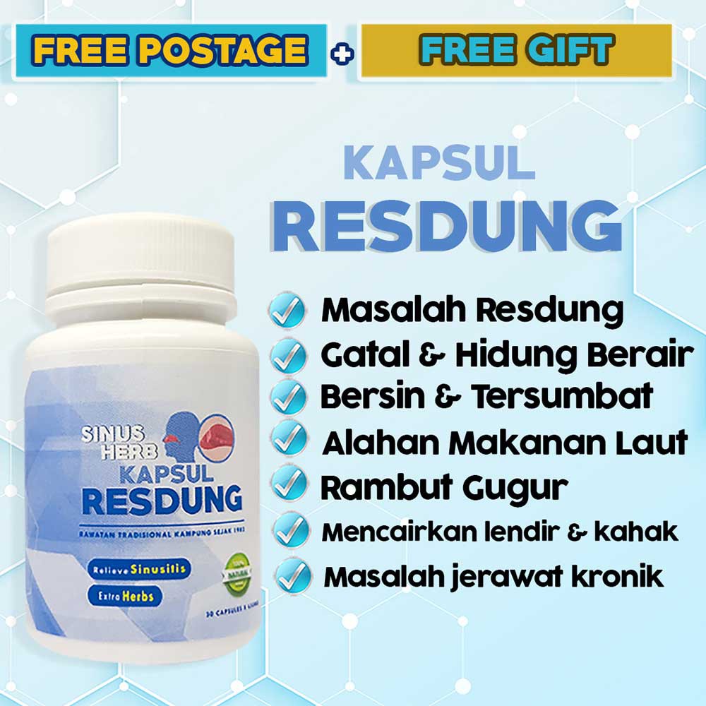 Ubat Resdung Penawar Resdung Ubat Resdung Sinus Herbs Sinus Nose Blocked Hidung Tersumbat Gift Shopee Malaysia