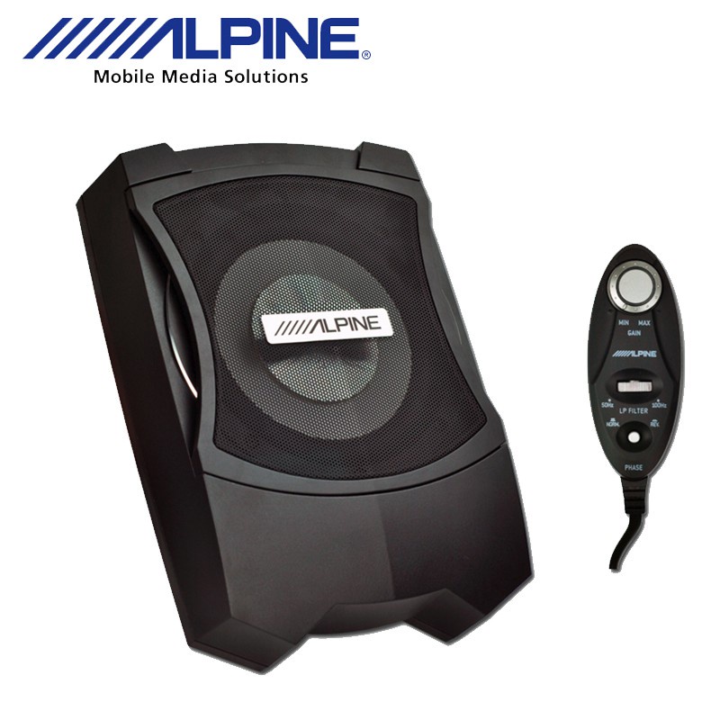 Alpine Subwoofer Underseat Woofer PWET080OC / SWE1080 160W Car Audio
