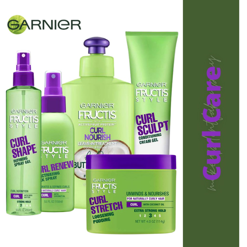 READYSTOCK] Garnier Fructis Style Curl Shape Defining Spray Gel / Curl  Nourish / Curl Sculpt / Curl Renew /Curl Stretch | Shopee Malaysia