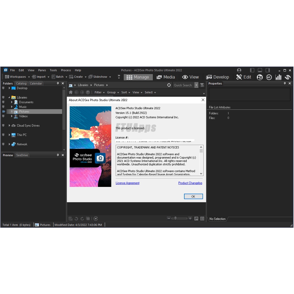 ACDSee Photo Studio Ultimate 2022 v15.1.1.2922 (x64) PreActivated