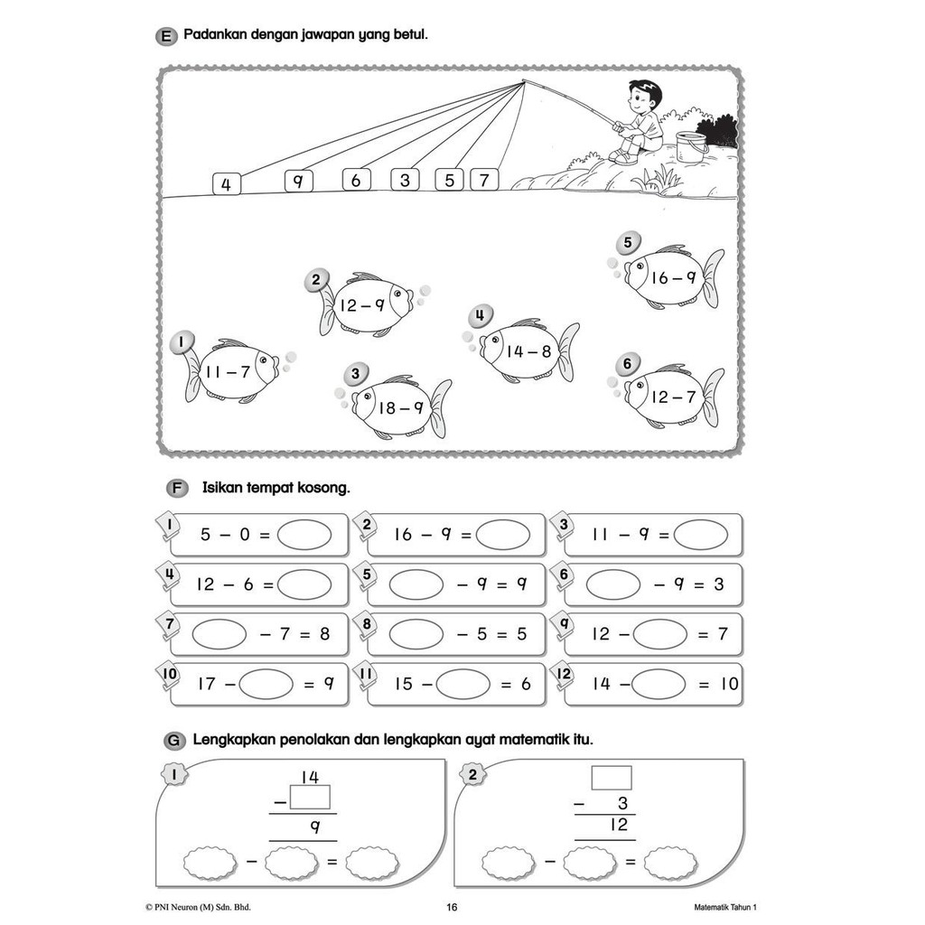 Kertas Soalan Matematik Tahun 1  sorcsnee