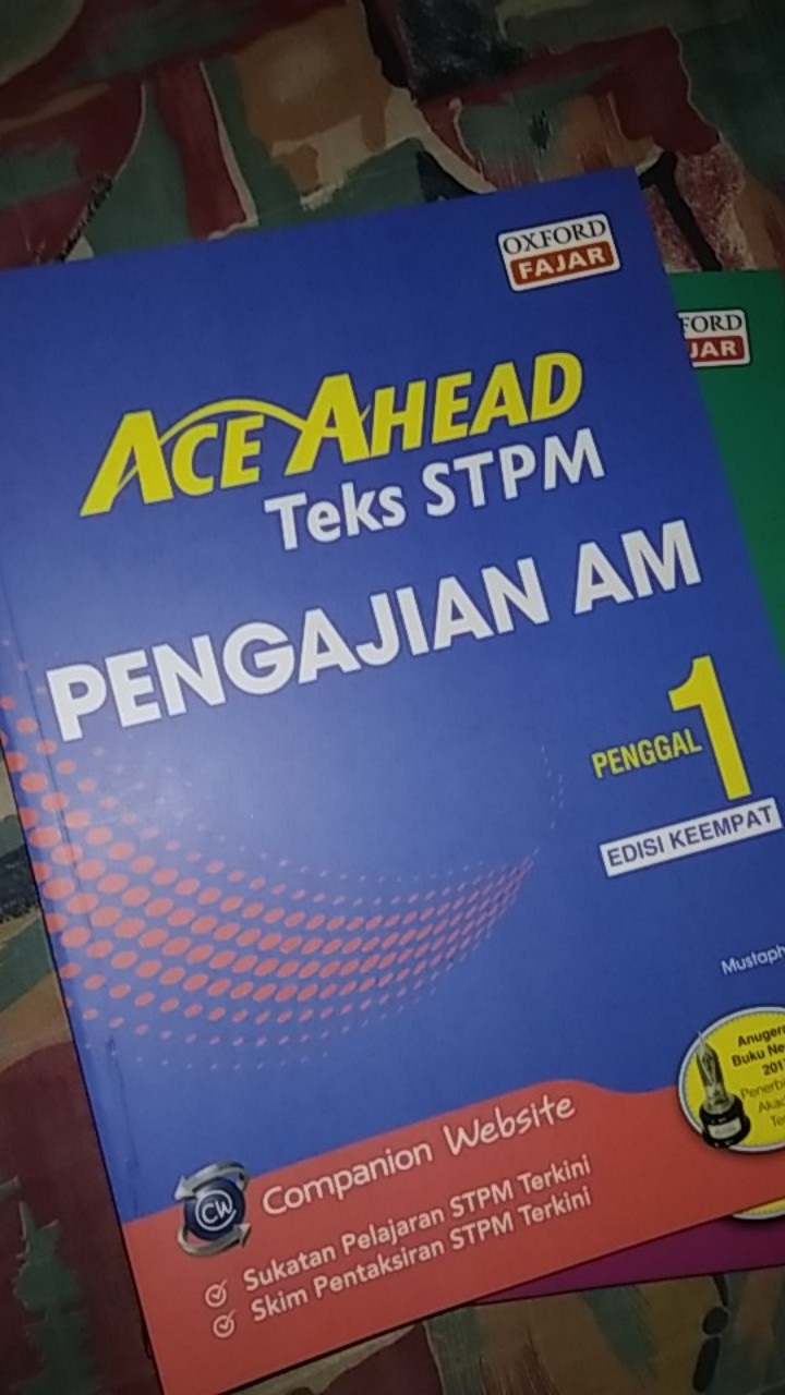 Buku Rujukan Ace Ahead Stpm Pengajian Am Penggal 1 Oxford Fajar Shopee Malaysia