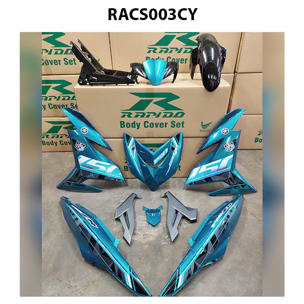 Rapido Cover Set Assembly Y Zr V Sticker Tanam Airbrush Shopee