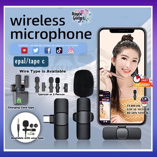 Lavalier Wireless Microphone use Android Phone System Devices Recording Plug-Play Wireless Mic Mini Mic Microphone 直播
