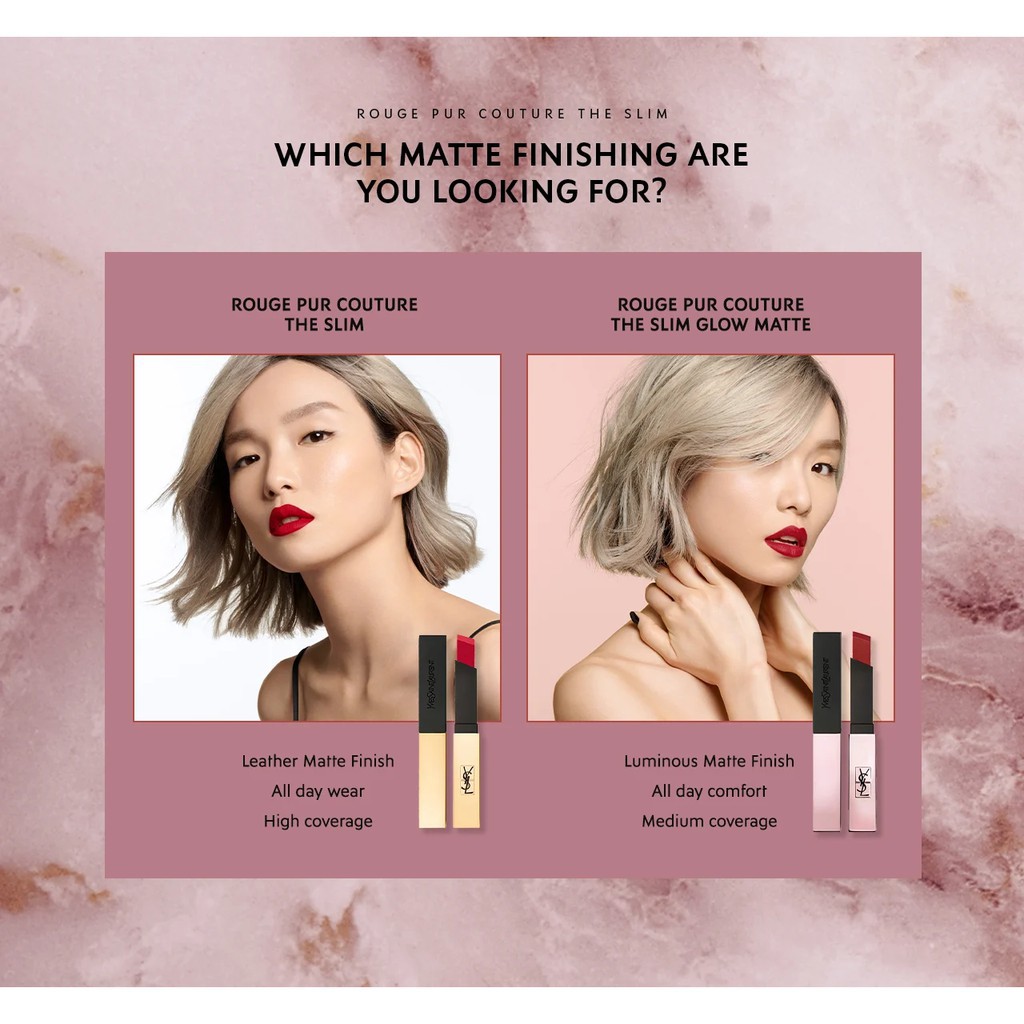 rouge pur couture the slim glow matte