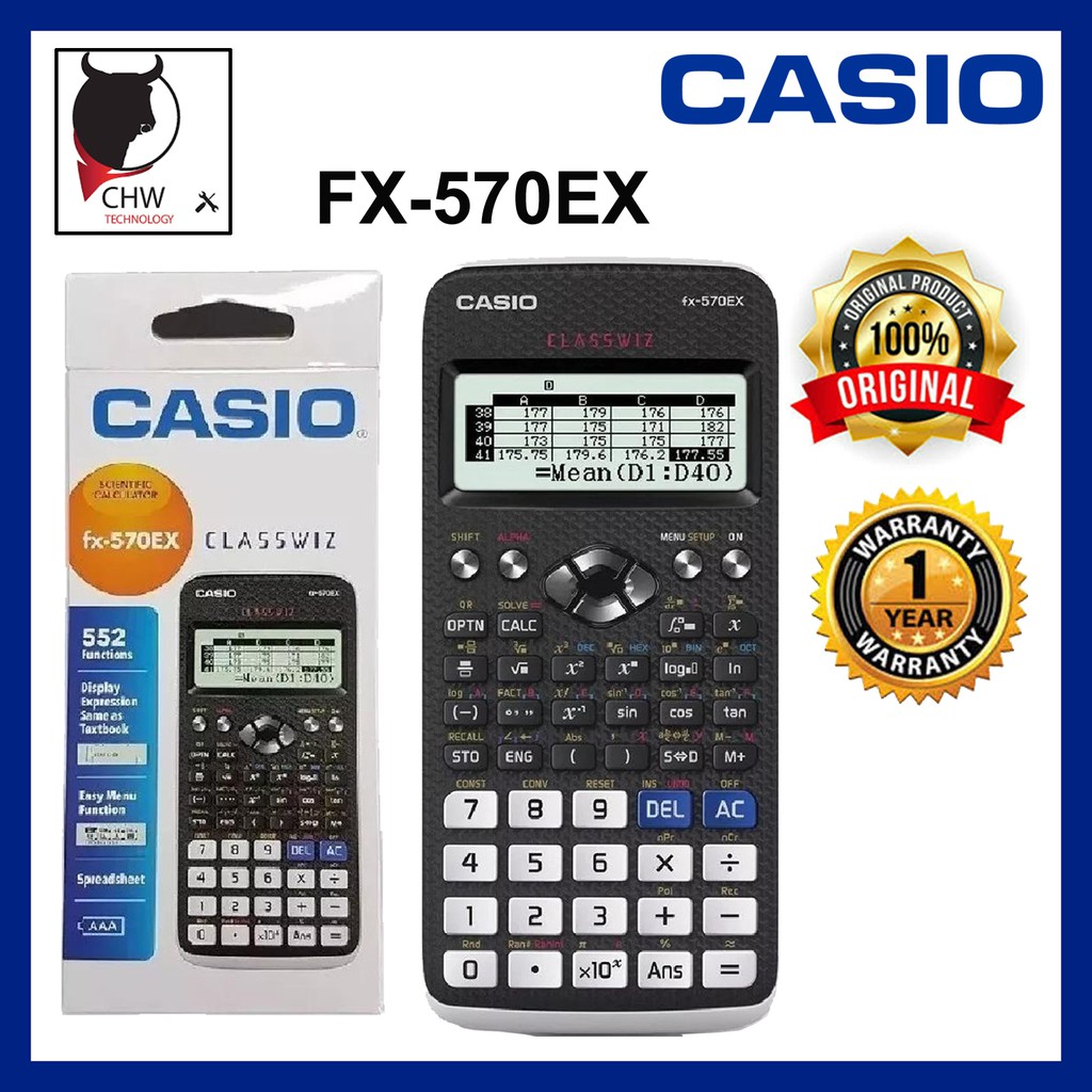 Casio FX-570EX Scientific Calculator With Warranty | Shopee Malaysia