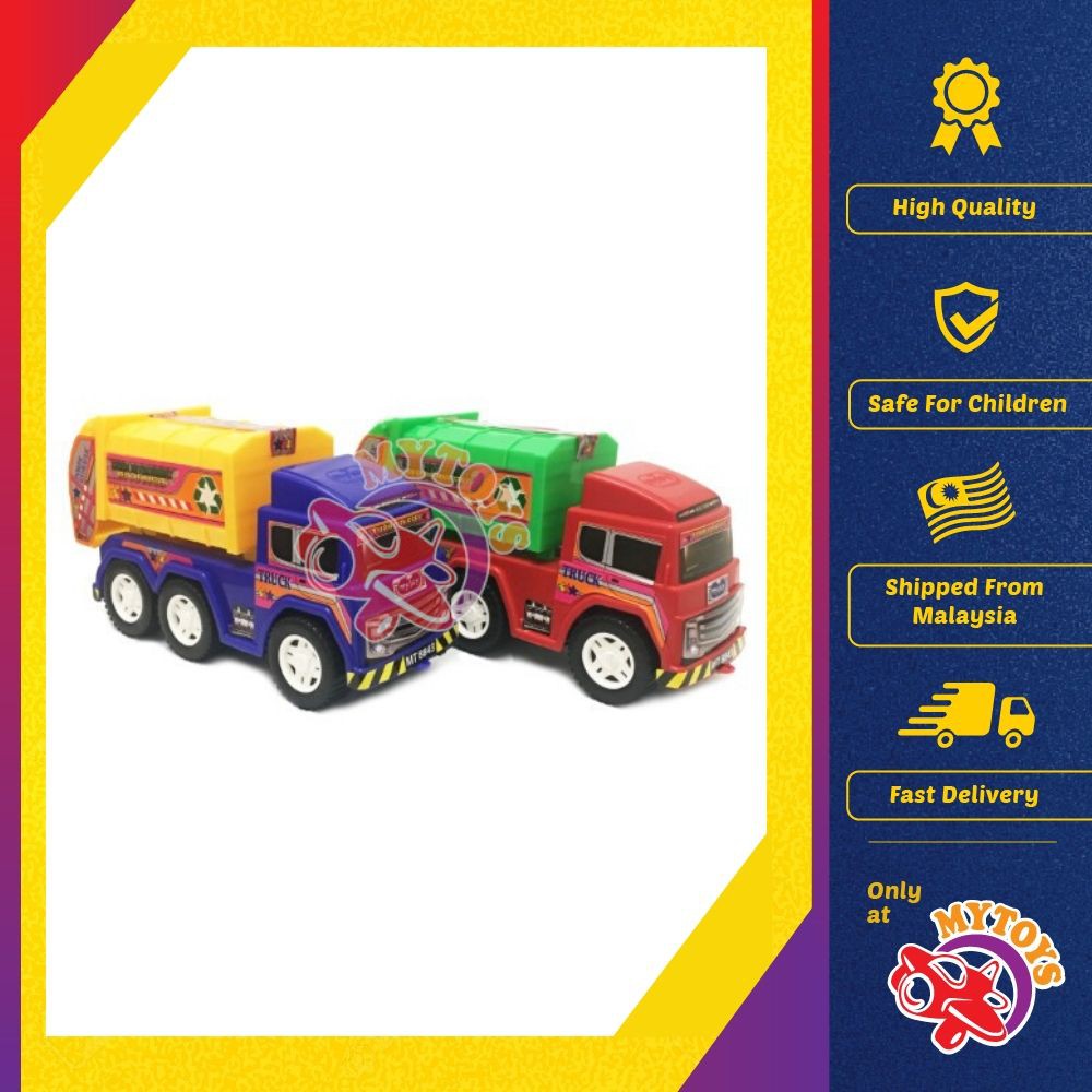 Truck Vehicle Toy 6Wheel 28cm Garbage Trucks Collection / Toy Truck
