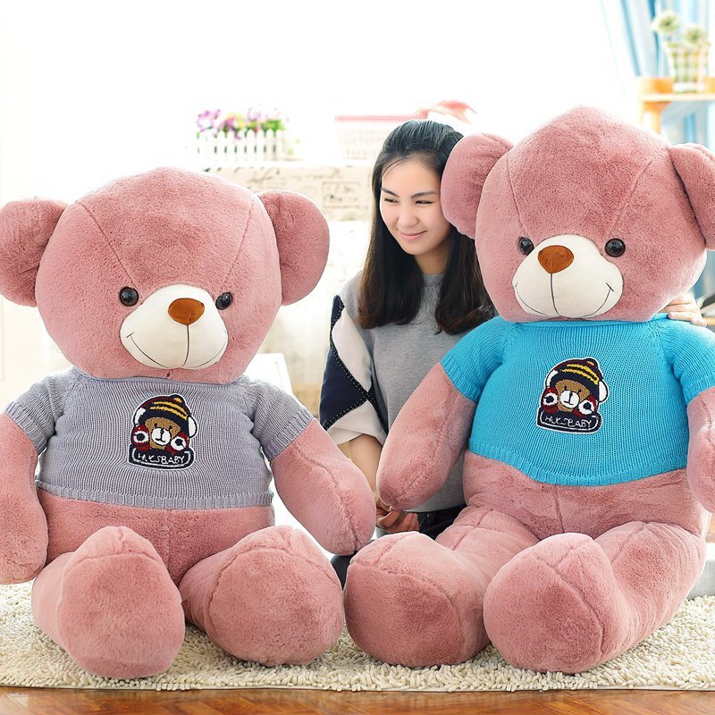 stuffed bear with small head