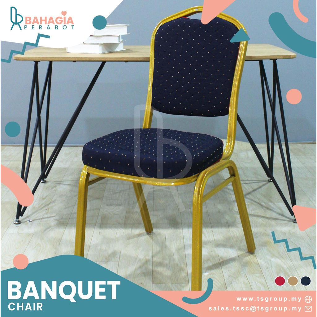 BAHAGIAPERABOT Banquet Chair Shopee Malaysia