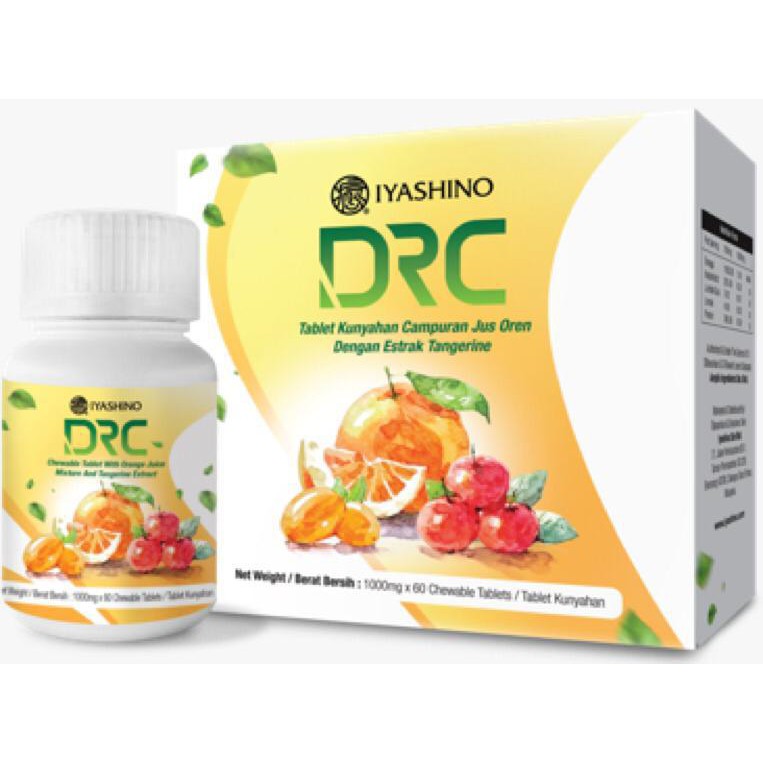 Iyashino DRC Vitamin C Chewable Tablets 60's*2 (promo) Shopee Malaysia