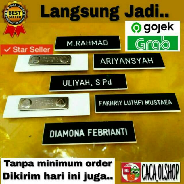 Name Tag Chest Name Tag Magnetic Address Name Tags For Students Acrylic Engraved Shopee Malaysia